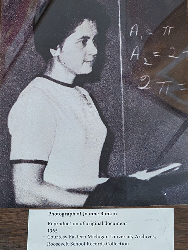 Photo of math teacher Miss Rankin