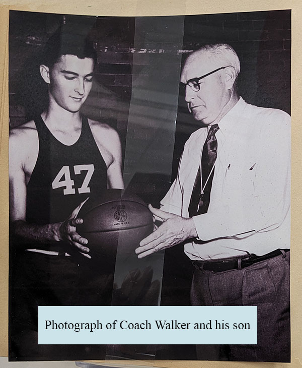 Photo of Coach AD Walker and his son